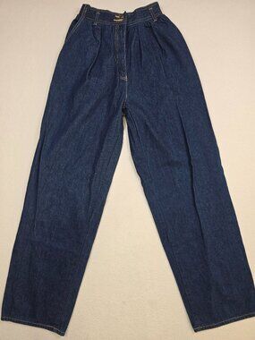 Vintage Loubella 60s 70s Denim Pants Size 8/9 Pinup Retro Womens